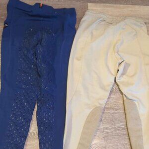 Kerrits youth medium horse riding leggings lot of 2